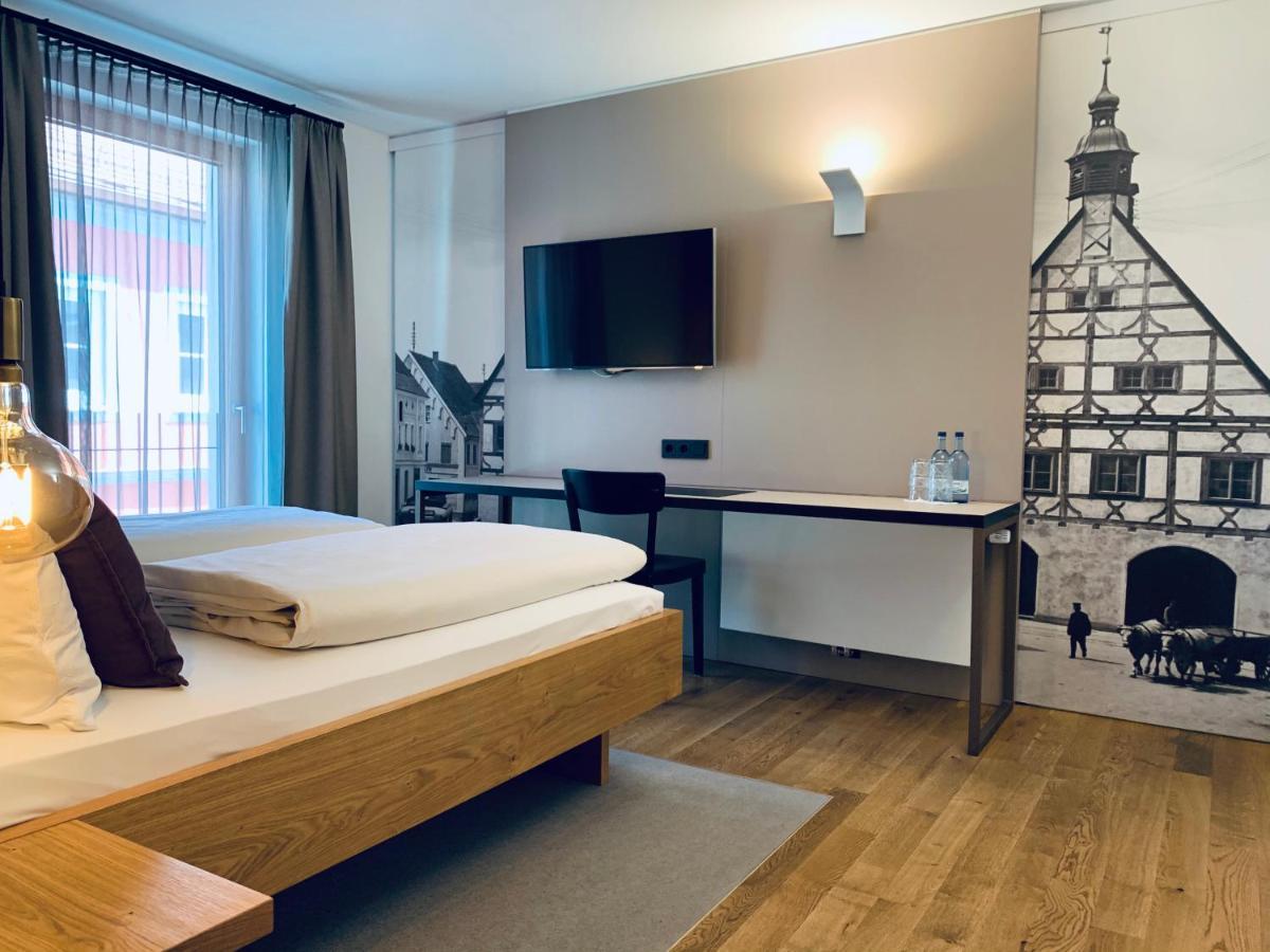 Stadthotel Kachelofen Krumbach Eksteriør bilde